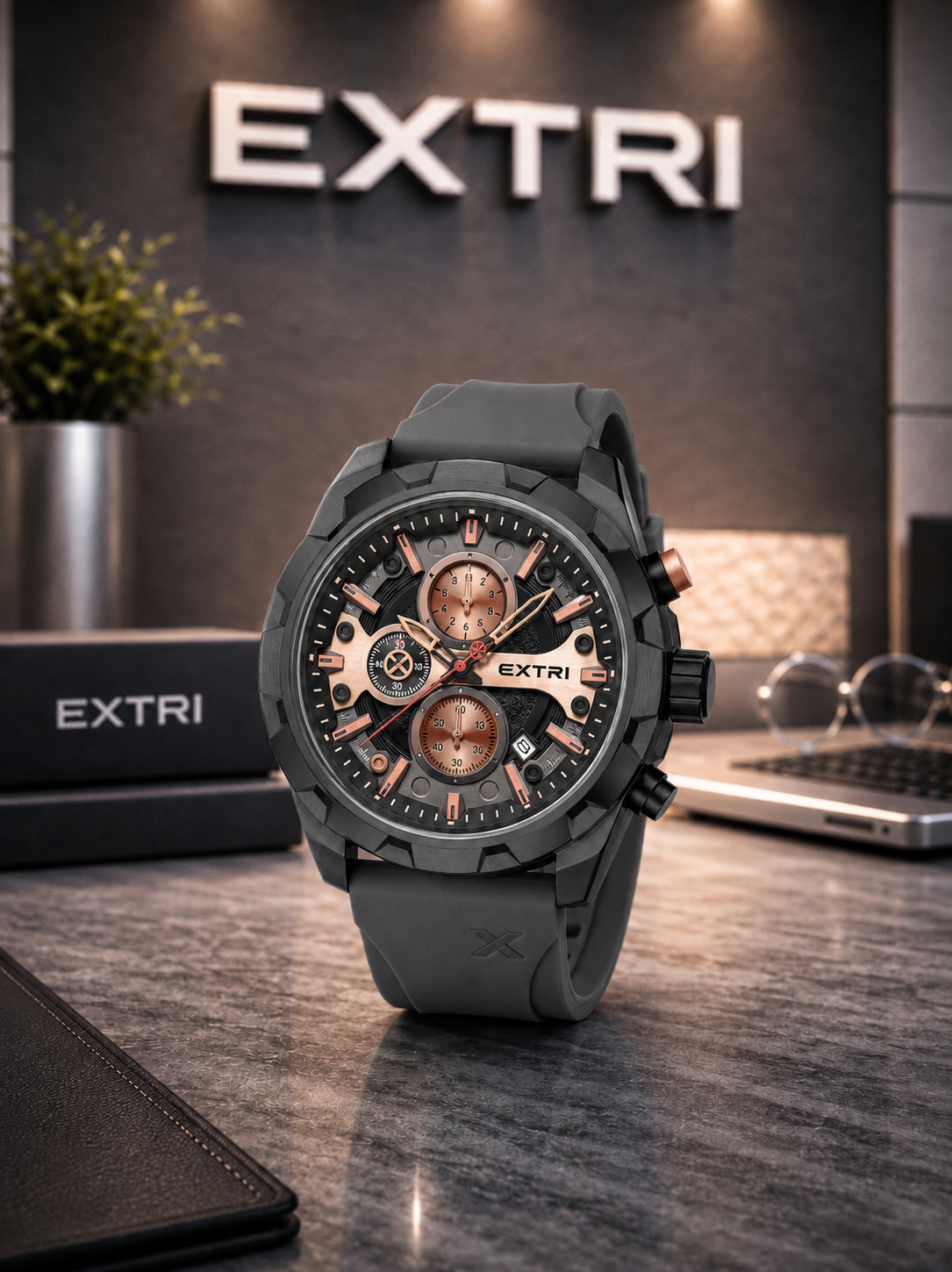 Extri X-6077 Chronograph